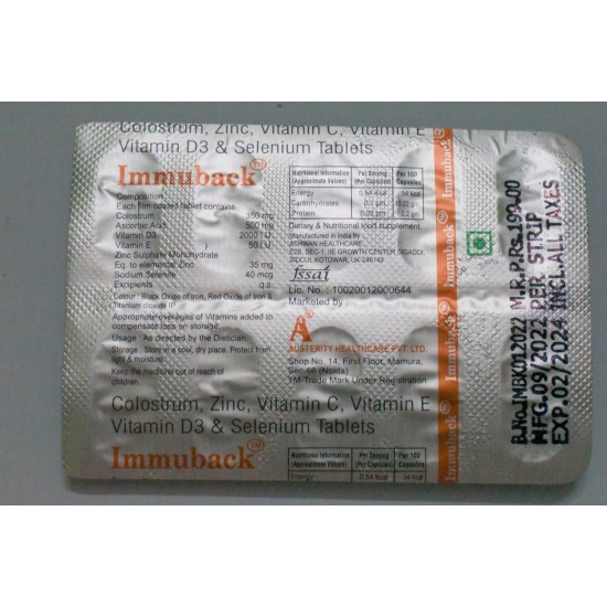 Immuback Tablets image